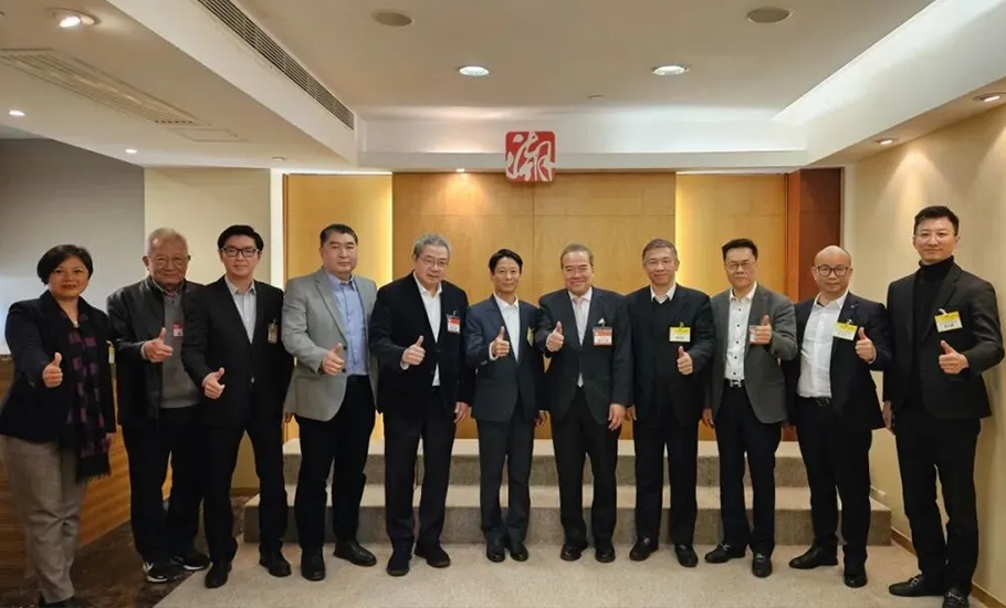 潮州市政協王文森主席一行到訪香港潮屬社團總會