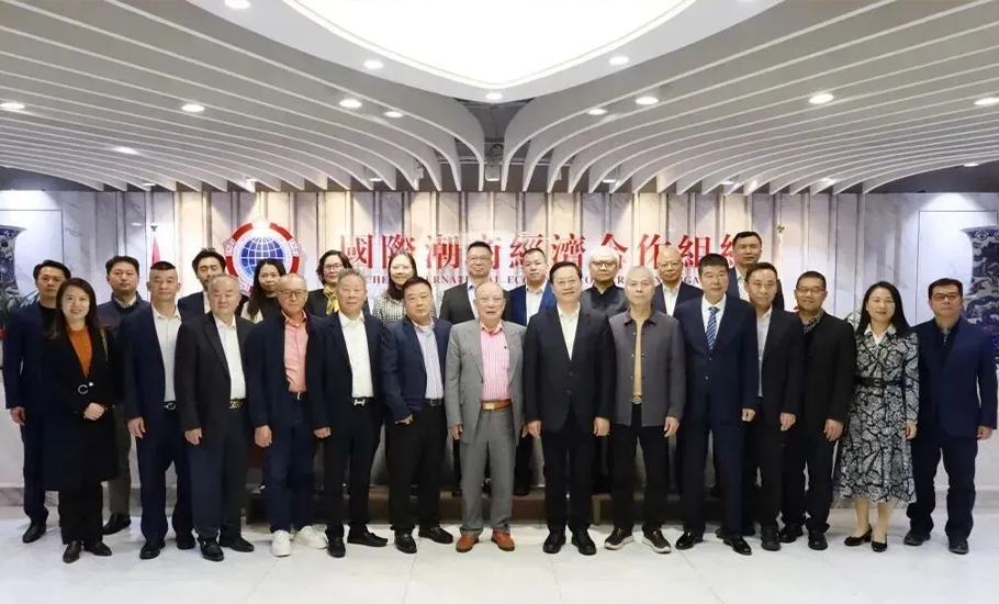 佛山市丁錫豐常委及佛山市潮汕商會會長黃臚生一行到訪國際潮商經濟合作組織