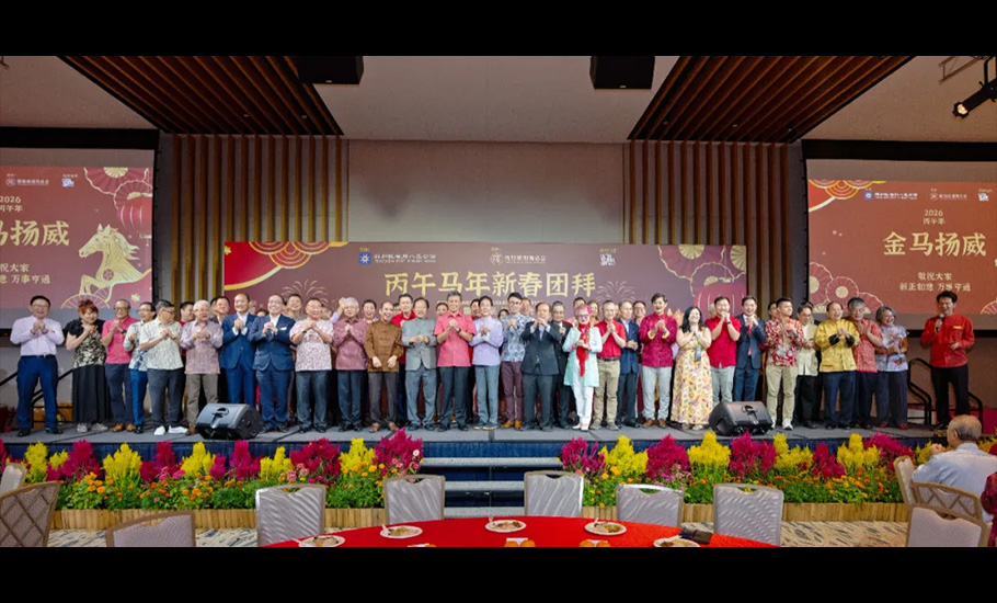 新加坡潮州八邑會館舉辦新春團拜會 吳木興會長宣布多項喜事